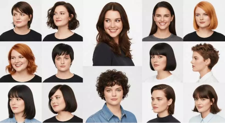 مدل های مو برای صورت گرد