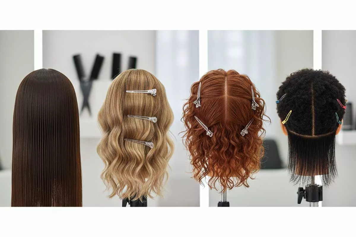 انواع تقسیم‌بندی مو در کوتاهی مو زنانه